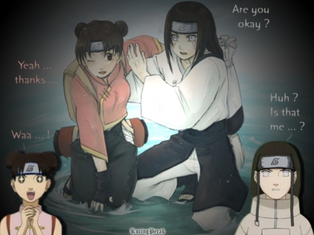 Neji and Tenten-- now and then